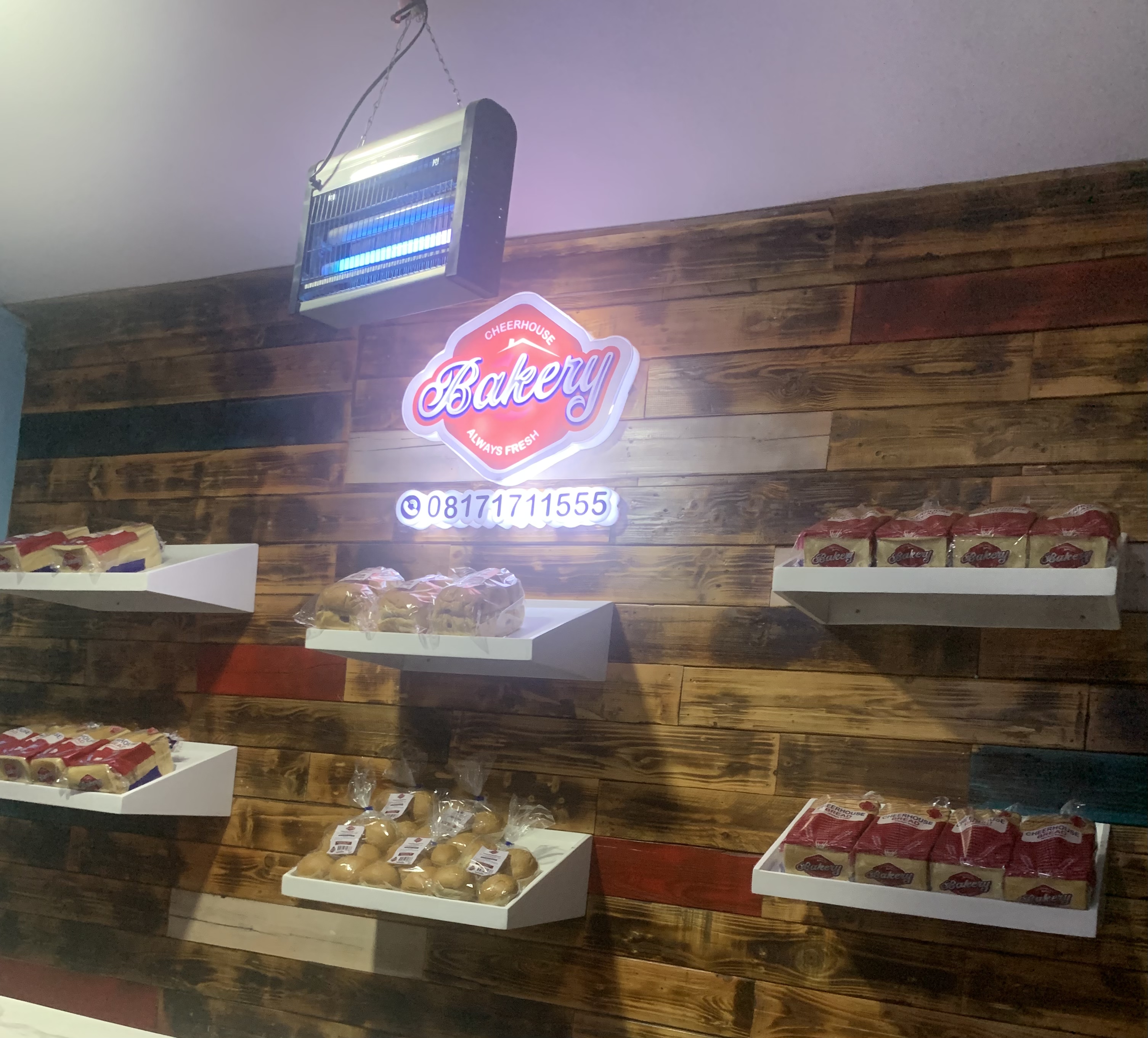 Image of Cheerhouse Bakery products display